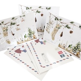 Advent Calendar as Cards or Christmas Cards Set of 3 Mindfulness Advent Calendar for Sending or Storing (Mindfulness)