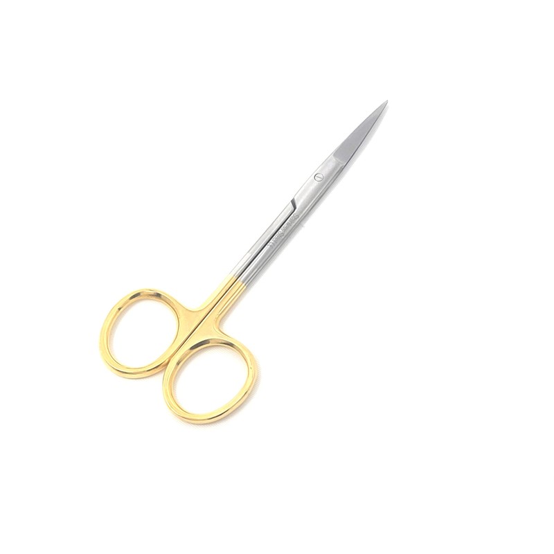 Stainless Steel Iris Dissecting Scissors 4.5", Straight, Fine Point Made