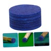 BESPORTBLE Leather Pool Tip Round Multi-Layer Billiard Tip Reusable Replacement