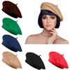 Jolbndcv 6 PCS Beret Hat French Beanie Outdoor Winter Fashion