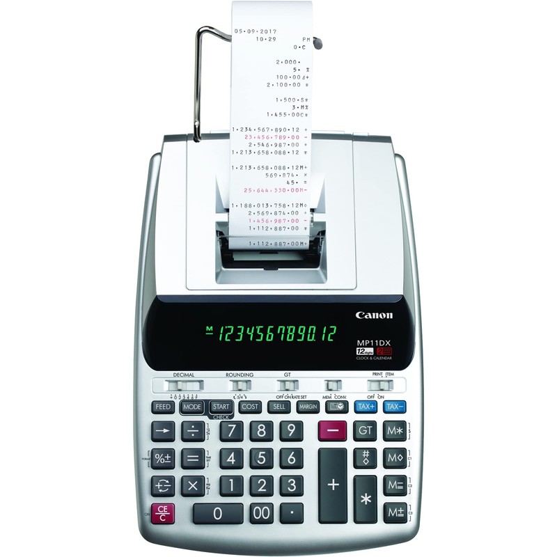 Canon Office Products 2198C001 Canon MP11DX-2 Desktop Printing Calculator with