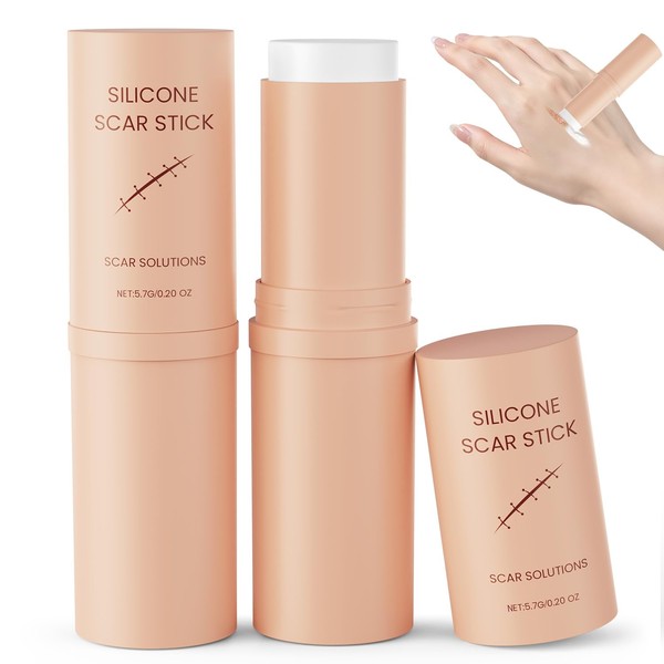 Scar Solutions Silicone Scar Stick,60% Silicone for Face and Body,
