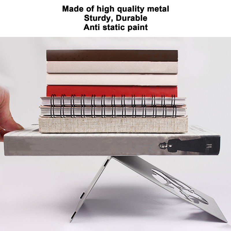 4 Pcs Metal Bookends Anti Slip Exquisite Beautiful Unique Design