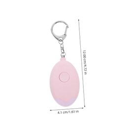 Operitacx 2 PCS Personal Safety Alarm with Keychain and LED Light Loud Sound Security Alarm for Women Elders and Children for Travel and Outdoor