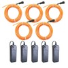 MaxLax EL Wire 5 Pack, 9ft Neon Light Wire Noise