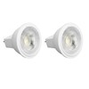 2Pcs MR11 Light Bulb High Brightness 3W 110V Faster Heat