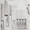 Kangdelun 15 PCS Kitchen Knife Set with Non-Slip Handle, Ultra
