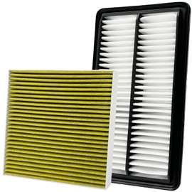 Capume 2PCS Cabin Engine Air Filter JM134 JM1722 Kit Fits for 2016-2022 Pilot, 2017-2024 Ridgeline, 2019-2024 Passport, 2016-2020 MDX 3.5L/3.0L, Replacement for 17220-5J6-A10, CA12061, CF10134