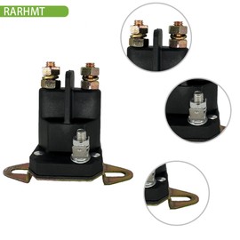RARHMT 435-097 12V Starter Solenoid Relay Compatible with Murray 24285, Toro 111674, MTD 725-0530, Husqvarna 539101714, Ariens 30577, Trombetta, Snapper, Wright Mfg, Lawn Mower & Tractor