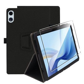 Suttkue for TECLAST T60 Plus Case,High Qualit Hard Shell, Lightweight,Quality PU, Scratch Resistant, Black for Tablet Case