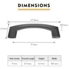 AOOTOCH 10 Pack Oil Rubbed Bronze Cabinet Pulls 3 Inch