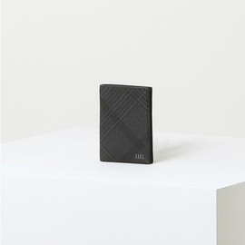 Daks (신세계강남점)DBWA2E094 EDINBURGH PVC블랙 체크 가죽 슬림지갑 (DBW) DBWA2E094 EDINBURGH PVC Black Check Slim Wallet