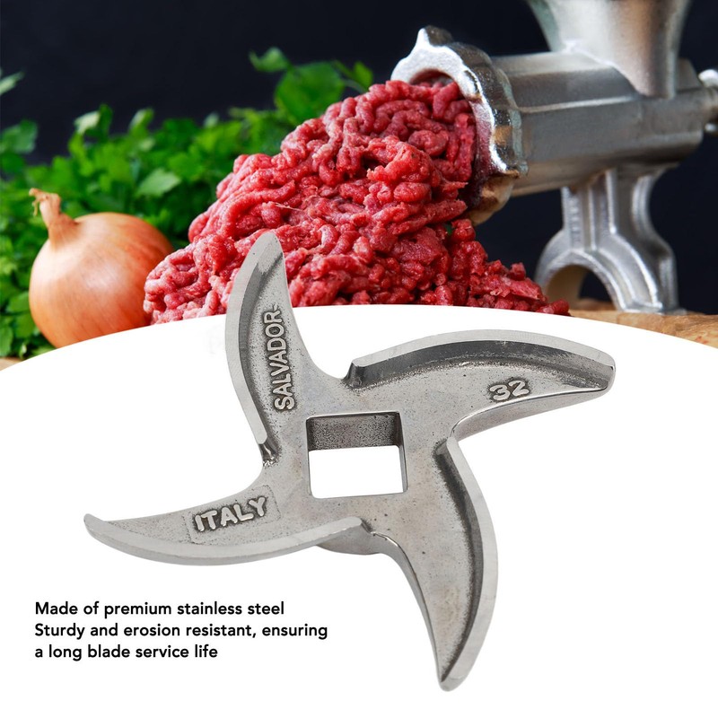 ANKROYU Stainless Steel Meat Grinder Blade Size 32 Premium Heavy