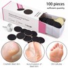 Difenni Sanding Paper Discs with Metal Nail Drill Bit Pedicure