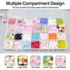 28 Grids Plastic Organizer Box with Dividers for Crafting, Storage
