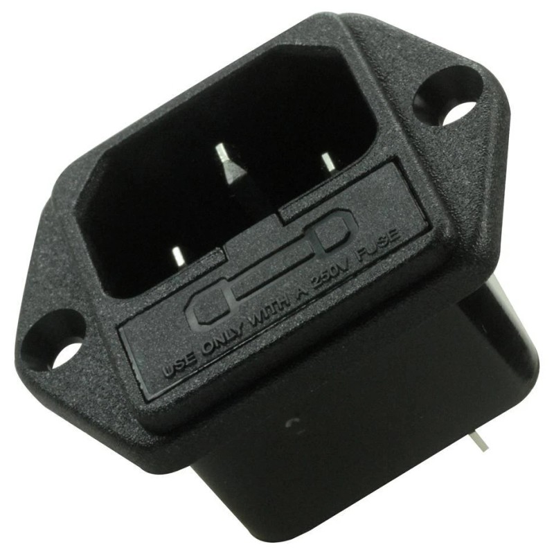 Multicomp IEC C14 AC Power Entry Jack Outlet Chassis Panel