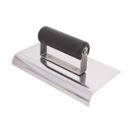 MARSHALLTOWN QLT Stainless Steel Hand Edgers, Plastic Handle, 127mm Width, 229mm Length, 10mm Radius, 13mm Lip, Made In The USA, CE568SP