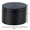 Manual Spice Grinder 2.5 Inch, Aluminum Metal Herb Mill