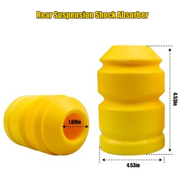 2PCS Rear Bump Stop, Axle Bumpers Fit for Hummer H3 2006-2010 H3T 2009-2010