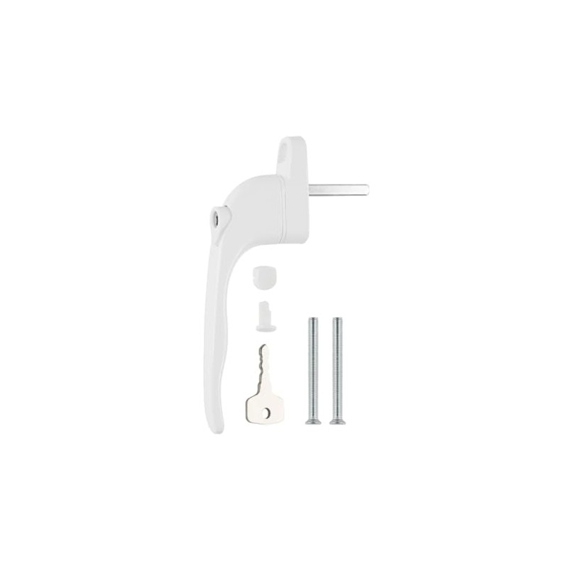 Hardver Universal Handle 1PCS Lockable Window Handle Inline Locking Universal