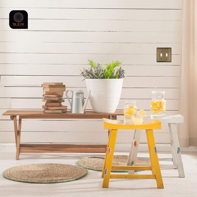 SleekLighting | Wall plates Decorative Classic Antique Brass | Electric