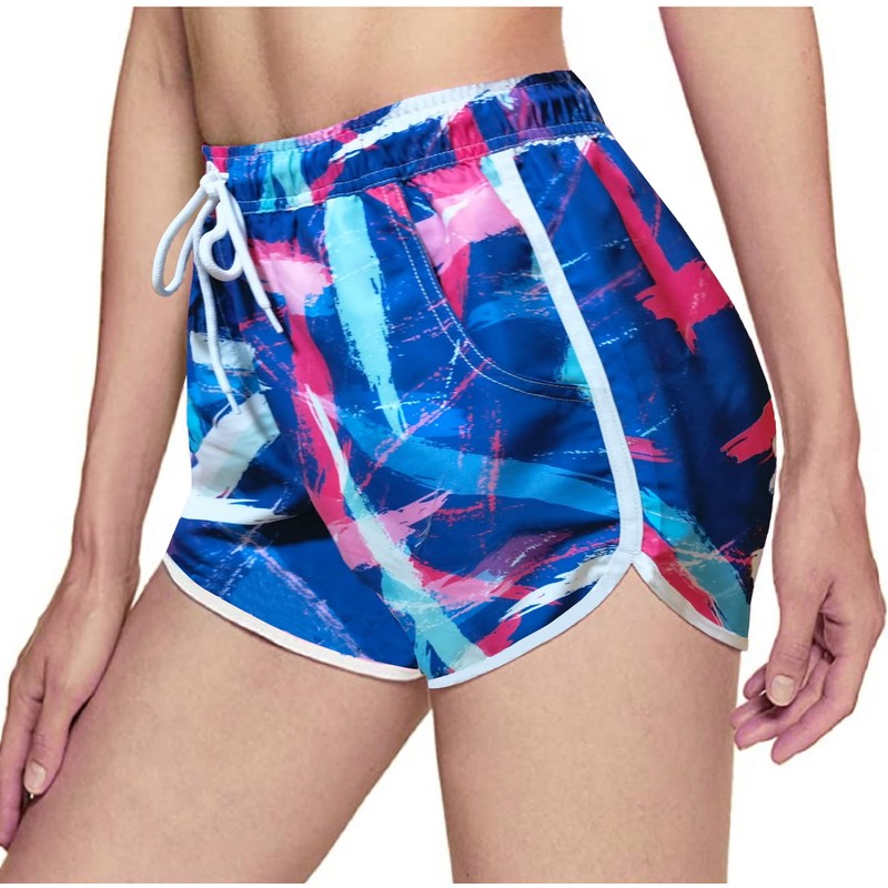 vxsvxm Pantalones cortos de playa para mujer, de secado rápido,