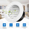 Hon&Guan 125 mm Air Vent Louver Air Grill Cubierta de