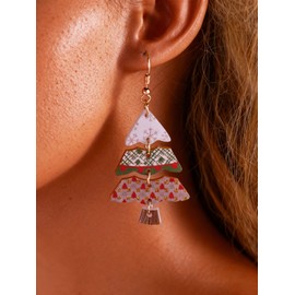 Stocking Stuffers for Women Christmas Tree Earrings Cute Christmas Gifts Xmas Earring Accessories Shirts Outfits Dangle Earring Holiday Earrings B