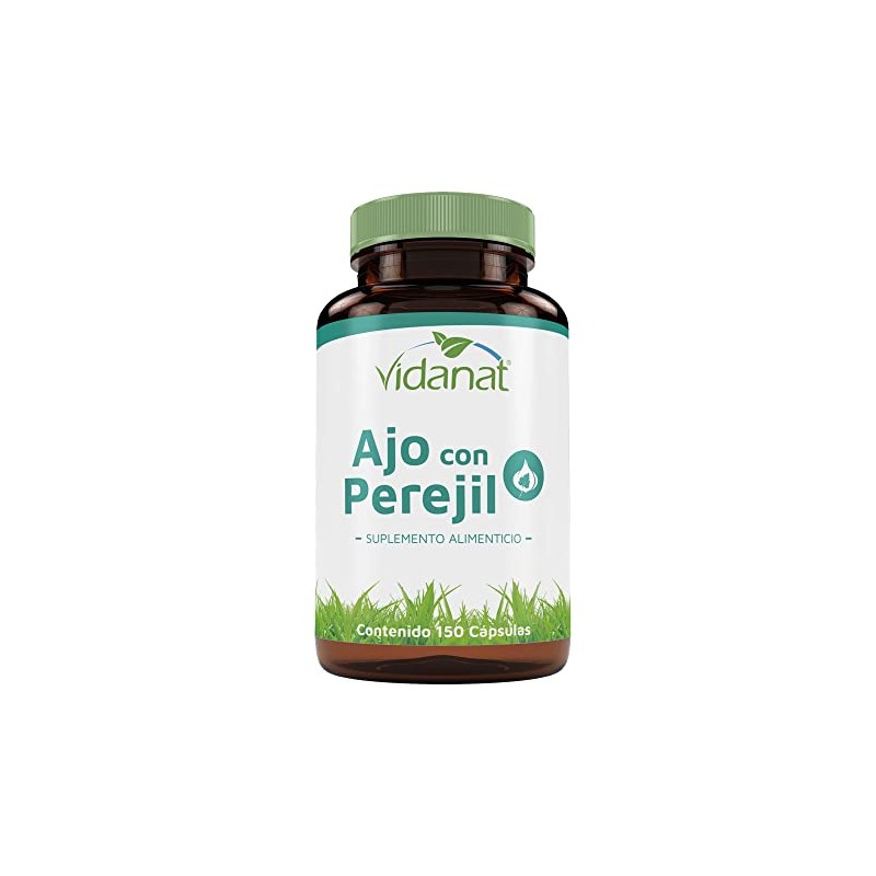 Ajo con Perejil 150 cápsulas Vidanat