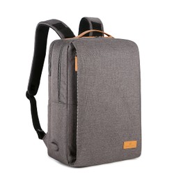 Nordace Siena Smart Backpack with USB Charging - 15.6 Inch Laptop Backpack, 19L Daily Backpack for Travel, Everyday, or Work (Gray)