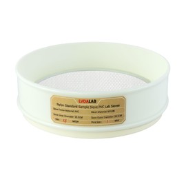 PVC Nylon Lab Sieve 18 Mes(1mm), LVDALAB 7.9Inch(20cm) Diameter Sample Sifter Strainer for Industrial Lab Home