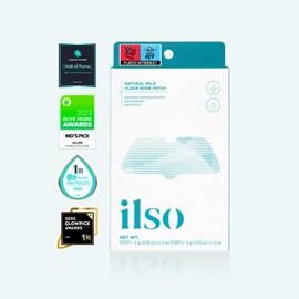 Natural MILD Clear Nose Patch/Blackhead Remover for Nose/Targets PORES & PIMPLES/Facial Skin Care/Dermatologist Approved/Korean Skin Care to Absorb Acne Nose GUNK (5 PCS)