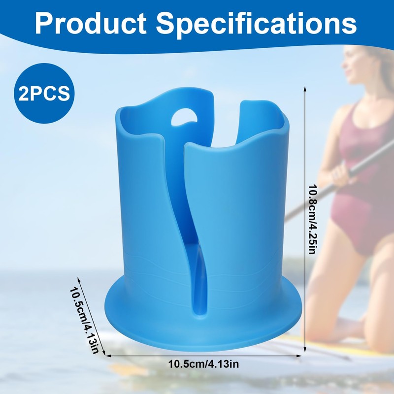 XIHIRCD 2pcs Paddle Board Cup Holder, Universal Kayak Drink Holder