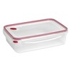 Sterilite 4 Pack Food Storage Container, Ultra-Seal Airtight Snapware with