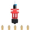 Creality CR-6 SE 3D Printer Parts Hotend Kit, Aluminium Alloy Extruder Hotend Nozzle Kit, with Teflon Tube, MK Nozzle, Heat Block and Silicone Sock for 3D Printer CR-6 SE/CR-6 MAX/CR-5 Pro