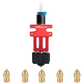 Creality CR-6 SE 3D Printer Parts Hotend Kit, Aluminium Alloy Extruder Hotend Nozzle Kit, with Teflon Tube, MK Nozzle, Heat Block and Silicone Sock for 3D Printer CR-6 SE/CR-6 MAX/CR-5 Pro