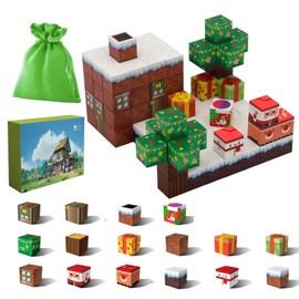 Rozzol 100PCS Magnetic Blocks Toys Children Outdoor Toys STEM Montessori Toys Fidget Cube Building Toys Classroom Building Toys for 3+ Boys Girls Christmas Birthday