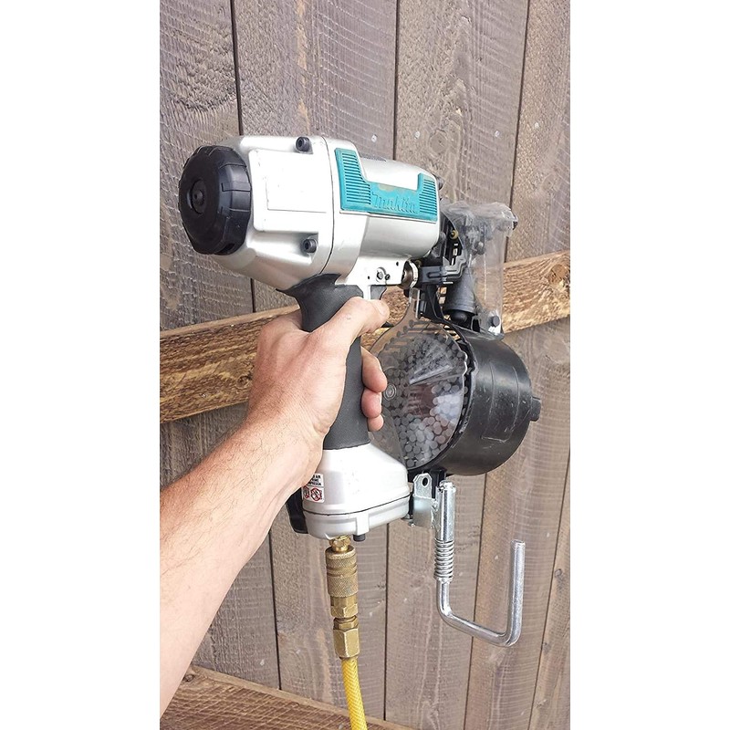 Thaekuns 2pcs M745H1 Spring Loaded Rafter Hook/Retractable Nail Gun Hanger