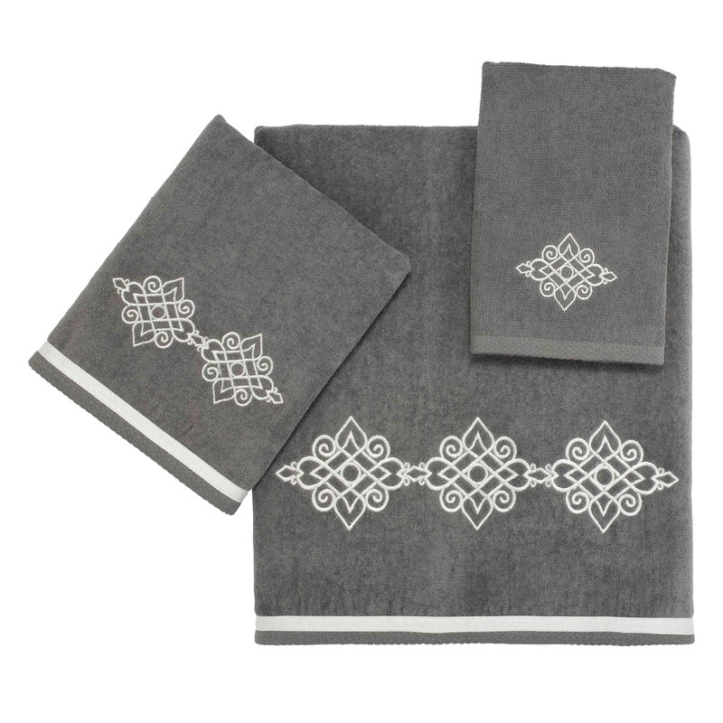 Avanti Linens Riverview Wash Towel, Nickel