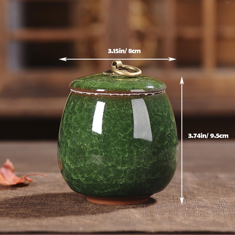 Mini Urns for Ashes, Handicrafted Ceramic Ashes Urns for Dog