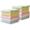 Yoofoss Luxury Bamboo Washcloths Towel Set 10 Pack Baby Wash