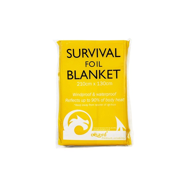 Oqard Survival Foil Blanket 210 cm x 130 cm -