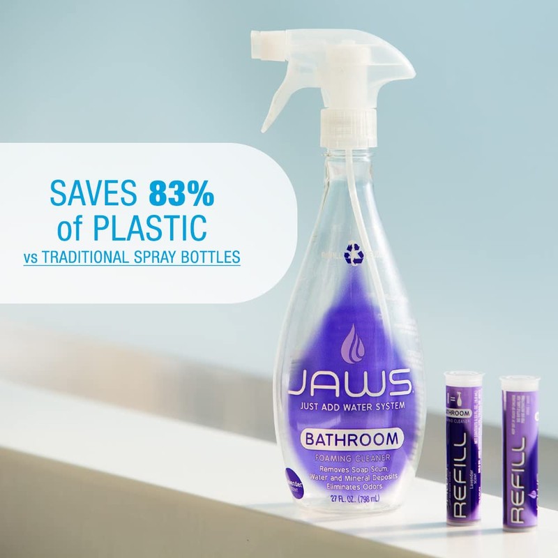 JAWS Foaming Bathroom Cleaner Refill Pack. Includes 2 Refill Pods.