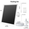 8W Solar Panel for Outdoor Security Camera, 5V Micro USB