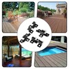 WPC Decking Clips: WPC Mounting Clips Stainless Steel for Mounting