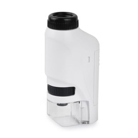 TVETE Microscope, For Children, Elementary School Students, Pocket Microscope, Zoom Monocular, 60X - 120X, Handy Microscope, Small, Lightweight, Built-in LED Light, Zoom, Easy Operation, Indoor and