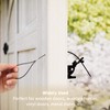 Biaungdo Gate Latch Cable Pull, Black Spring with Adjustable Door