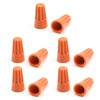 Heyiarbeit 200 Pcs Orange Electrical Wire Connectors Screw Terminals, with