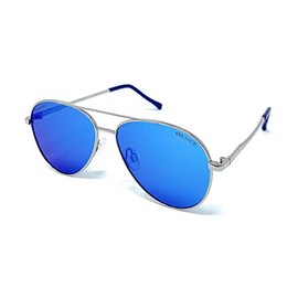 Venice Aviateen Polarized Sunglasses with Flat Lenses Fashion 100% UV400 Protection Blue, blue