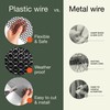 MAPORCH Plastic Wire Mesh Fence 15.7IN x 10FT Roll, 2-Pack
